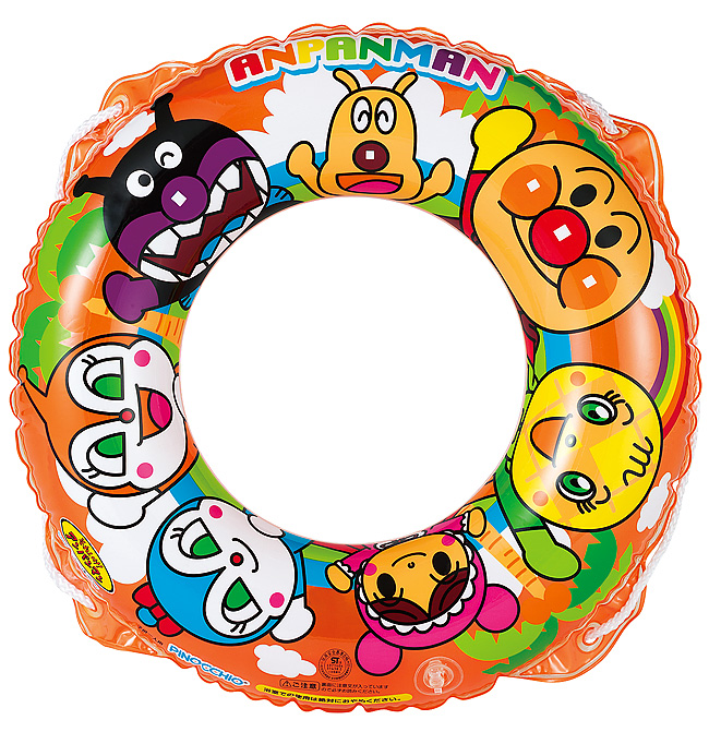 アンパンマン 50cmロープ付きうきわ