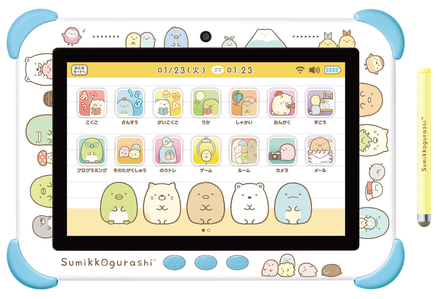 すみっコぐらし Wi-Fiでつながる!みんなとつながる!すみっコパッド 8インチ ブルー
