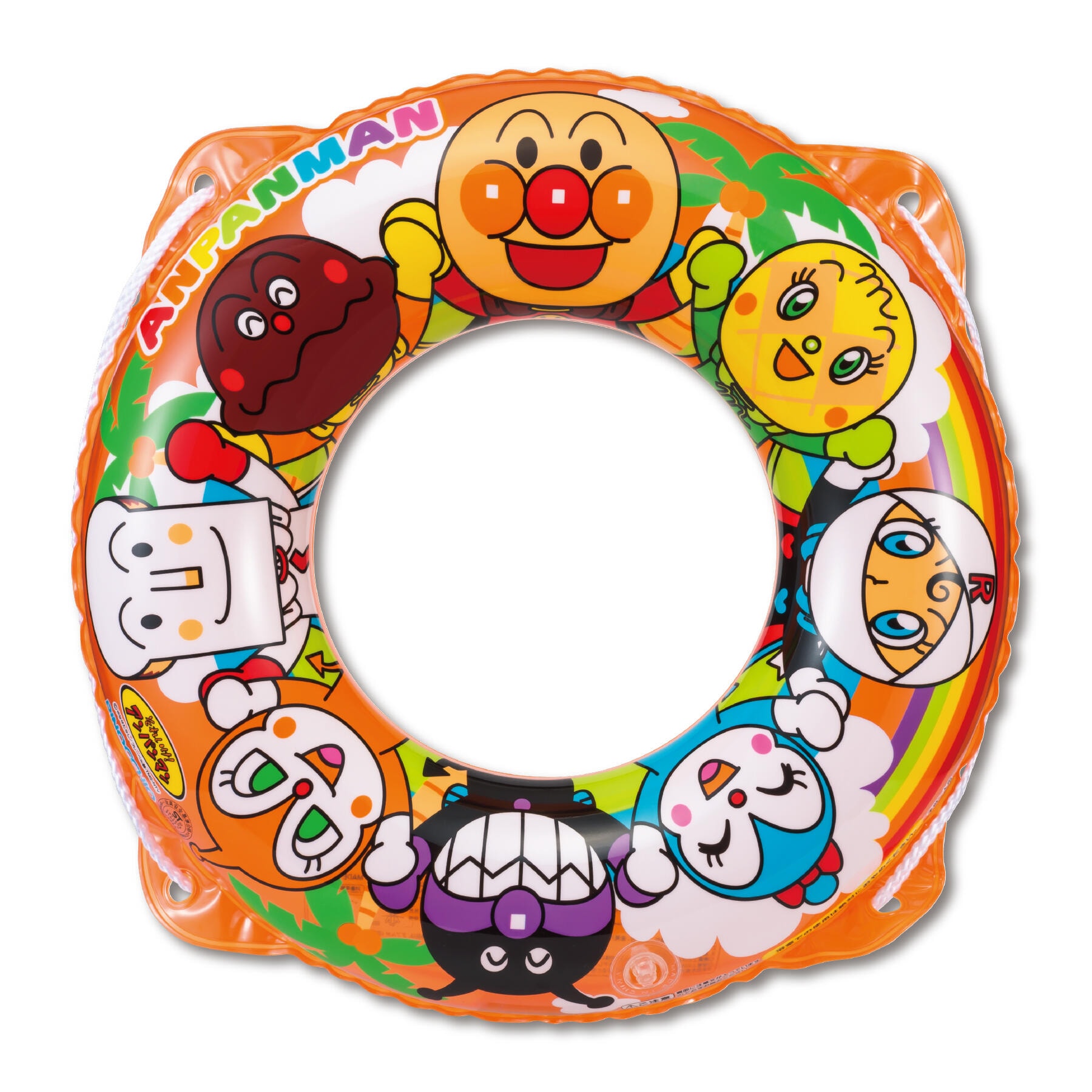 アンパンマン 50㎝ロープ付きうきわ