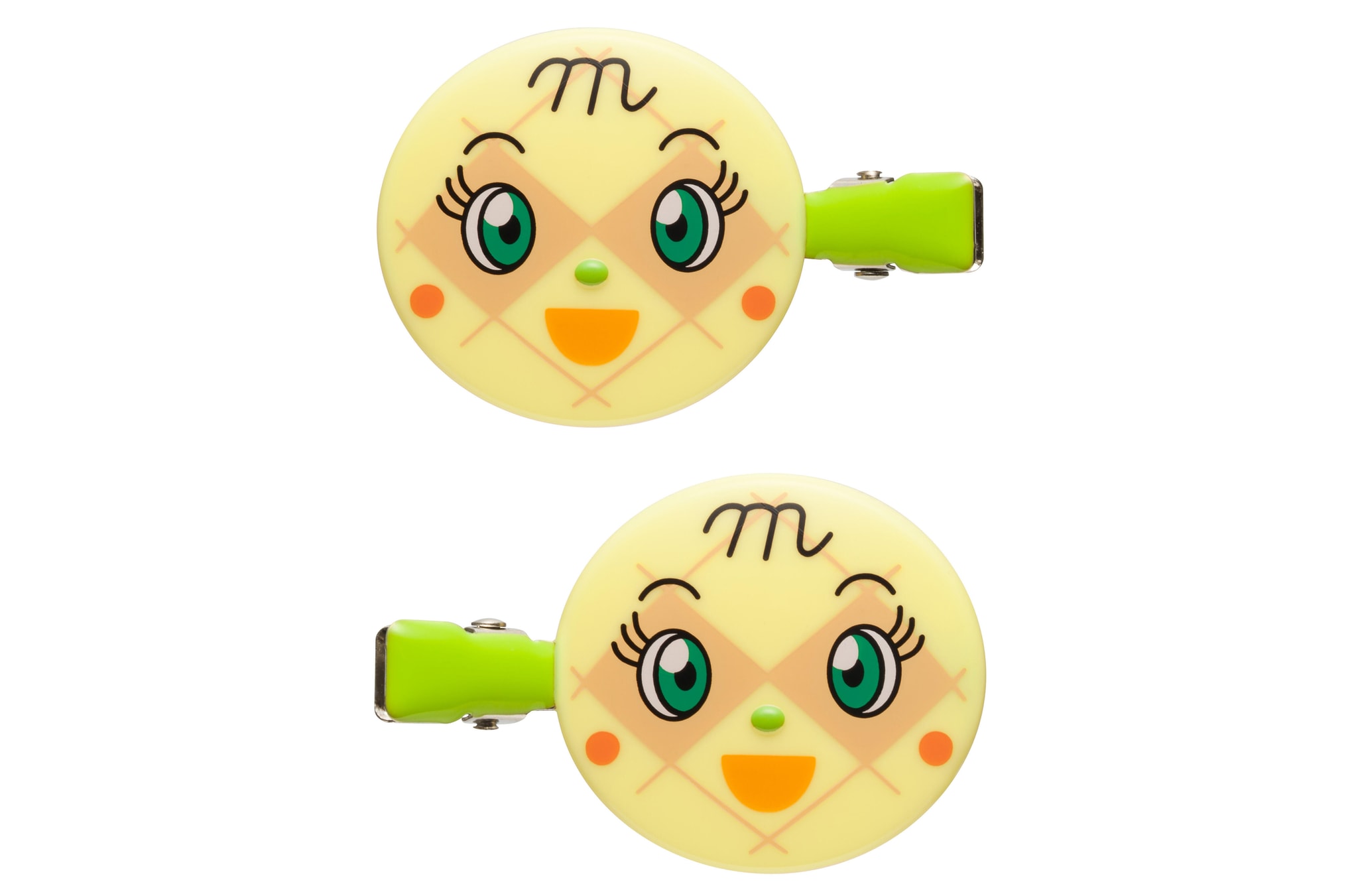 メロンパンナちゃん ヘアアクセサリー まえがみクリップ
