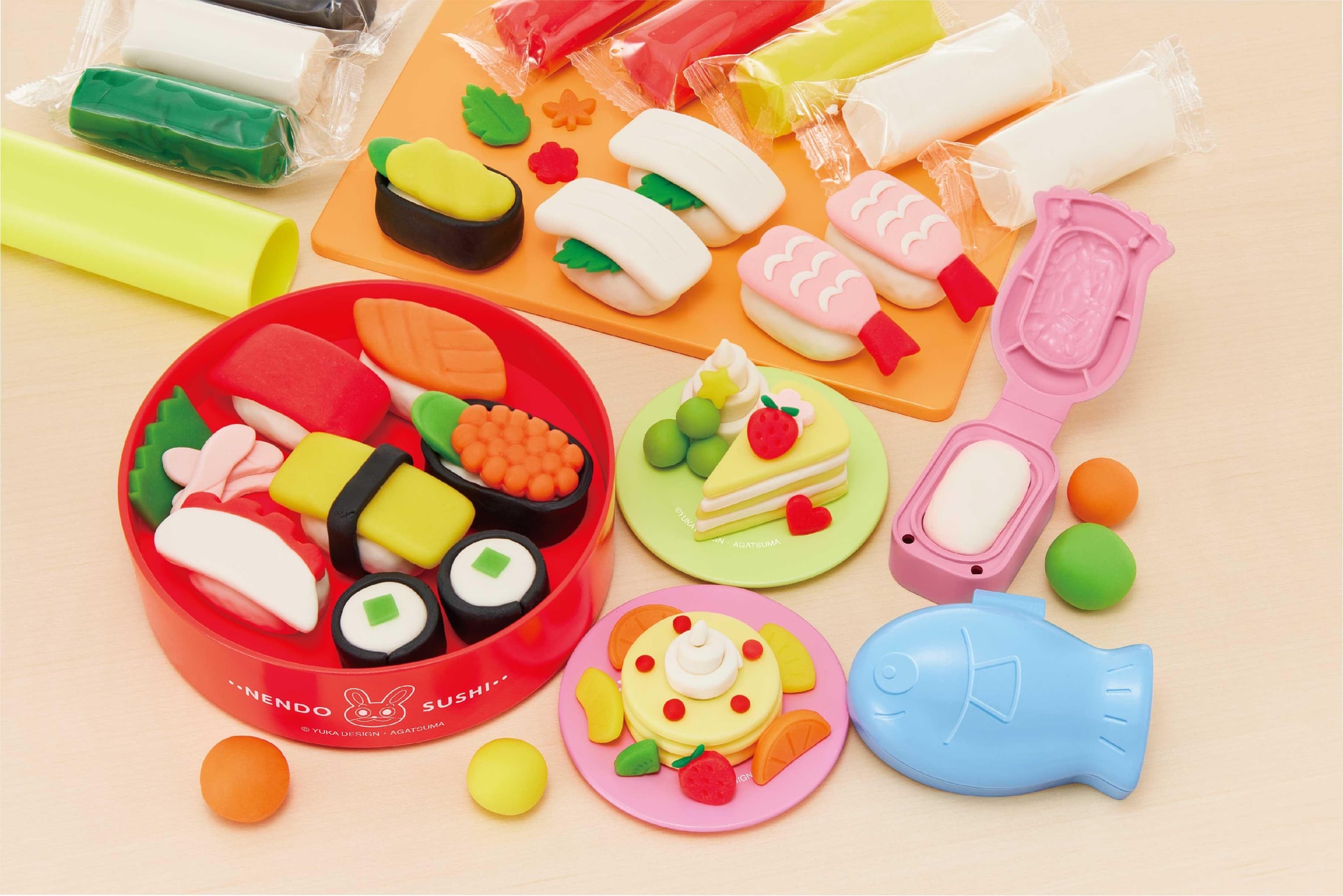 ねんDo!ねんどでにぎって! おすしやさんセット