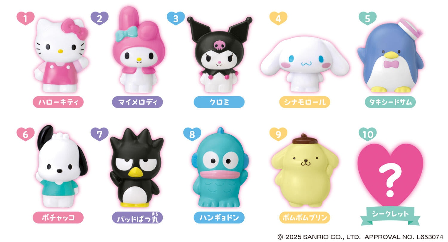 Sanrio characters ハートカプセルコレクション ~なかよしマスコット~