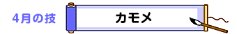 4月の技：カモメ