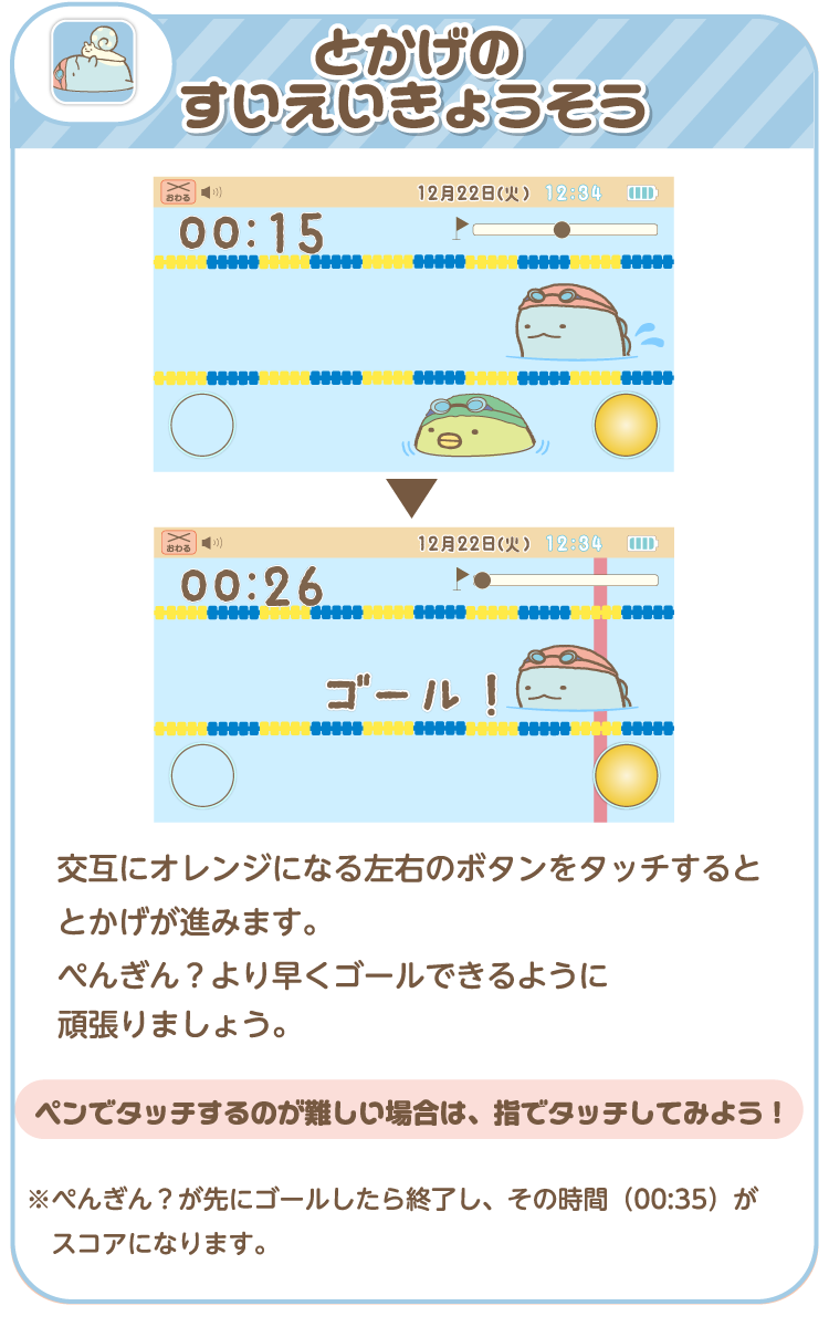 とかげのすいえいきょうそう