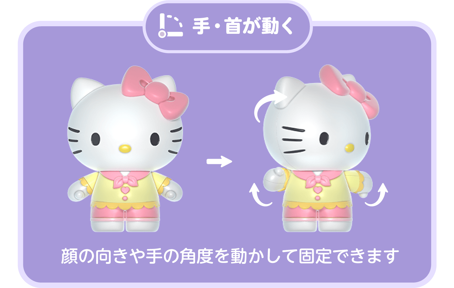手・首が動く