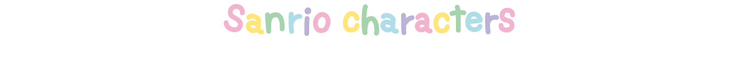 Sanrio Characters