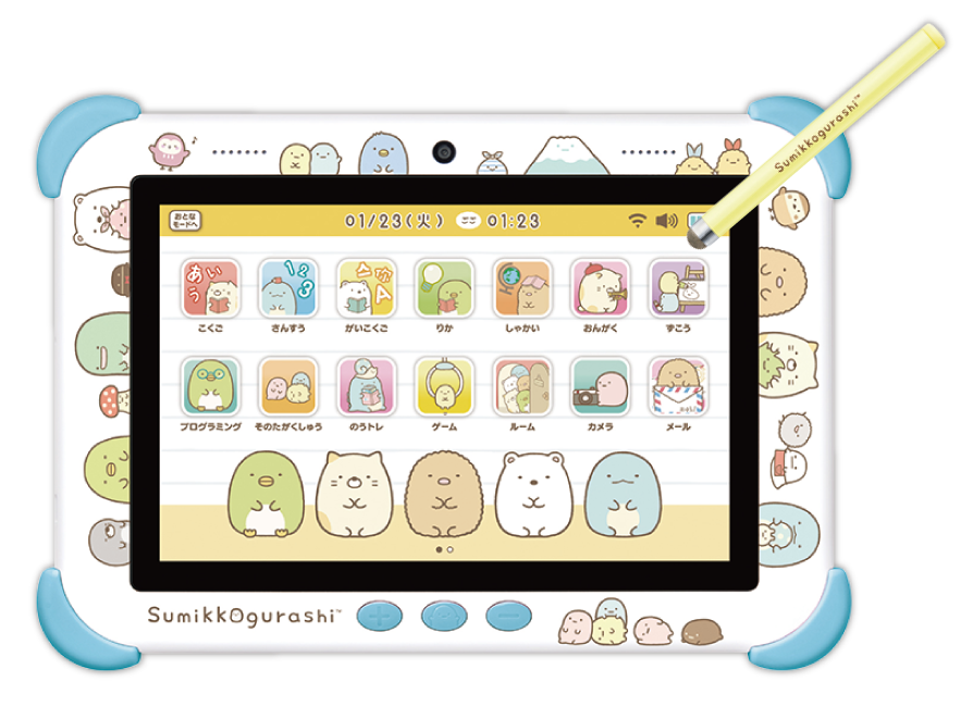 すみっコぐらし Wi-Fiでつながる！みんなとつながる！すみっコパッド8インチ ブルー